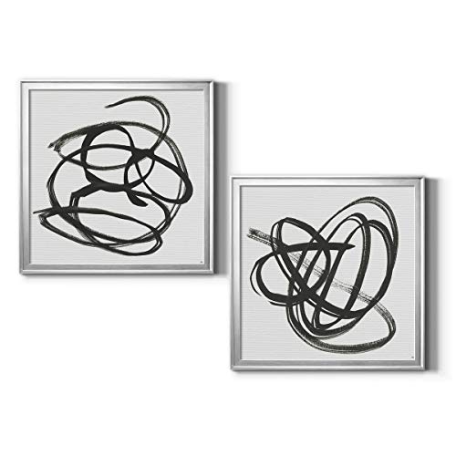 Renditions Gallery Abstract Canvas Wall Art Home Paintings & Prints Black White…