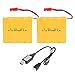 SHARKOOL 4.8V 700mAh Ni-Cd Battery with USB Charging Cable for Four Wheels Racing Car