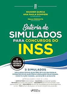 Livro Bateria de Simulados para concursos do INSS