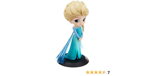 Amazon Com Banpresto Frozen Q Posket Elsa Normal Color Figure Toys Games