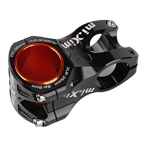 VGEBY1 Bicycle Handlebar Stem, Anti-Rust Bike Stem Clamp with Adapter Ring for Diameter 35mm/31.8mm Bicycle Handlebar (black) Cycling Bicycles And Spare Parts