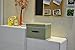 mee'life Foldable Storage Bins 2 Pack Fabric Storage Boxes with Lids and Handles Storage Cubes Organizers for Toys, Shelves, Clothes, Papers and Books - Large, Green