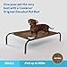 The Original Elevated Pet Bed by Coolaroo, Small, Nutmegthumb 1