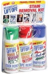 Motsenbacher (2-Pack) Lift Off Travel Size Stain Removal Kit 3 Pack 2 Ounce 421-01
