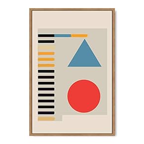 signwin Framed Canvas Wall Art Geometric Illustration Canvas...