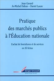 Pratique des marchés publics à l'Éducation nationale