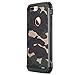 LONTECT iPhone 7 Plus Case, [Camo Series] Hybrid High Impact Shock Absorption Dual Layer Army Camouflage Armor Defender Case Cover for Apple iPhone 7 Plus - Camouflage Green