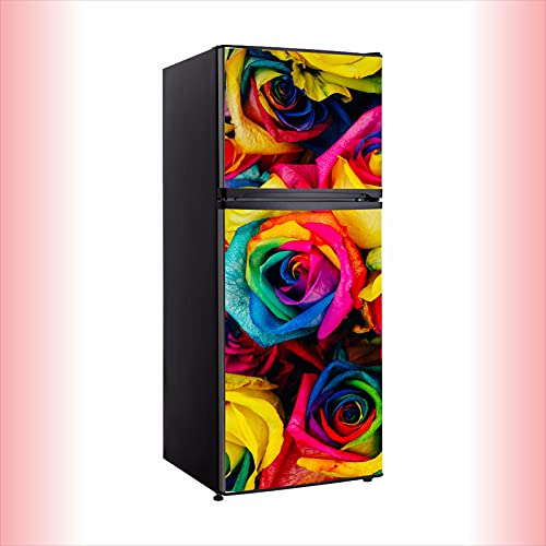 Byte Shop Decorative colourfull Flower Fridge Wallpaper Poster self