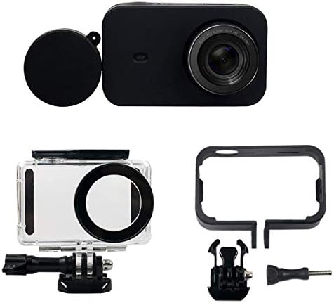 Morning May 6 in 1 Accessory Kit for Camera Waterproof Case + Side Protective Frame + Silicone Case + Protective Case for Xiaomi Mi Jia Mini 4K Cam