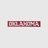 Oklahoma Name Tape (V elcro Patch - NOT Iron On) (License Reseller) - by HEDiGEAR