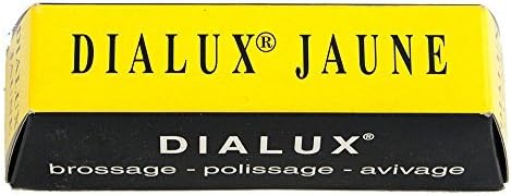 YELLOW POLISHING COMPOUND ROUGE FOR BRASS COPPER BRONZE by DIALUX