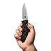 Benchmade - Mini Presidio II 575 Knife, Drop-Point Blade, Plain Edge, Satin Finish, Black Handle
