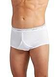 Jockey Men's Underwear Classic Full Rise Brief - 12 Pack, White, 44
