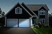 Maxsa 43218 Dual Head Security Spotlights, Battery Powered Durable Outdoor Patio & Deck Light, black