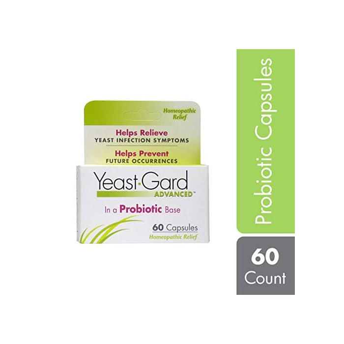 YeastGard Advanced Homeopathic Remedy Capsules - 60 count Bottle