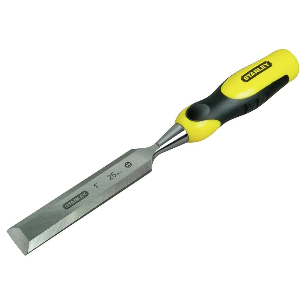 STANLEY 25mm Dynagrip Chisel with Bevel Edge and Strike Cap, 0-16-880 — image 1