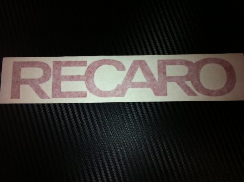 1 Racing Decal Sticker for Recaro (New) Red Size 8"x1.4"