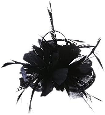 Flower Hair Clip Feathers Small Mini Top Hat Wedding Fascinator Royal Ascot Race