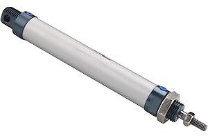 Othmro MAL16x75 Air Cylinders 0.63in Bore 2.95in Stroke Double Action Air Cylinders M5 Single Rod Double Acting Aluminium Penumatic Quick Fitting Mini Air Cylinders for Pneumatic and Hydraulic Systems