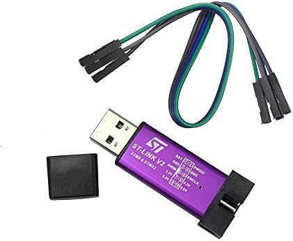 HESAI Smart Electronics ST LINK Stlink ST-Link V2 Mini STM8 STM32 Emulator Simulator Download Programmer Programming With Cover