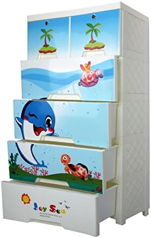 Children Closet Plastic Drawer Chest, Wardrobe Storage Organizer Extra Large Wardrobe with Clothes Toys Books for Bedroom, Living Room Furniture for Shoes Clothes