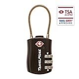 TSA Approved Travel Combination Cable Luggage Locks for Suitcases - 1, 2 & 4 Pack