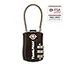 TSA Approved Travel Combination Cable Luggage Locks for Suitcases - 1, 2 & 4 Pack
