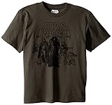 Star Wars Boys' T-Shirt, Charcoal, X-Large