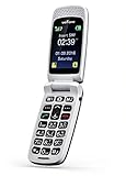ueFone [D92] 3G Big Button Senior Unlocked flip Cell Phone , SOS Button, Easy to Use