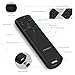 Presentation Remote, PISEN Pointer Presenter Rechargable 2.4GHz PPT Clicker, Multi-Function Fly Mouse 2500mAh Power Bank Wireless Presenter Remote for Computer, MacBook, Projector (Black)