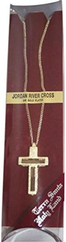 MaMeMi Necklace with Cross Pendant 24 *Ktvergoldet folded with water Earth V.Jordan *