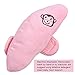 Angzhili Baby Car Seat Head Support Stroller Safety Pillow,Baby Adjustable Toddler Headrest for Car Seat, Banana U-Shape Children Travel Headrest Head Protection Pillow(Pink)