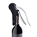 Wine Bottle Corkscrew Opener Set - Best Automatic Rabbit Level Style Opener With Bonus Aerator Decanter, Foil Cutter, Replacement and Gift Box