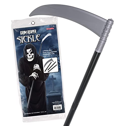 Kangaroo Grim Reaper Scythe Weapon Scythe Prop for Halloween Parties 40inch Long Reaper