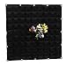 Yosoo 81 Pockets Planting Bags Wall Hanging Gardening Planter Outdoor Indoor Vertical Greening Grow Bags Flower Growing Container, Black