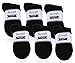 Pembrook Non Skid/Slip Socks – (6-Pack – Black) – Hospital - Fuzzy Slipper Socks – Great for adults, men, women. Designed for medical hospital patients but great for everyone