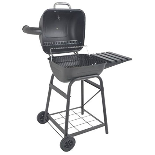26 Inch Charcoal Barbeque Grill with Lid & Warming Rack For Outdoor BBQ