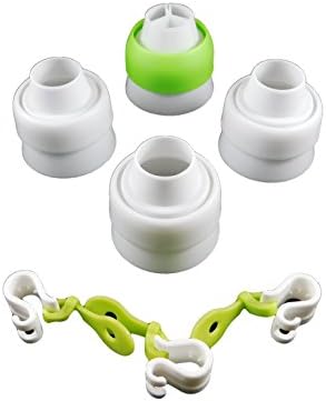 Russian Piping Tip Couplers Allow For Quick And Easy Attaching and Swapping of Russian Tips. Made Specifically To Fit Large Cake Decorating Tips. Helps Save Money On Piping Bags.