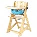 Keekaroo Height Right™ High Chair with Infant Insert & Tray, Natural/Aqua, ONE Size (0051404KR-0002)