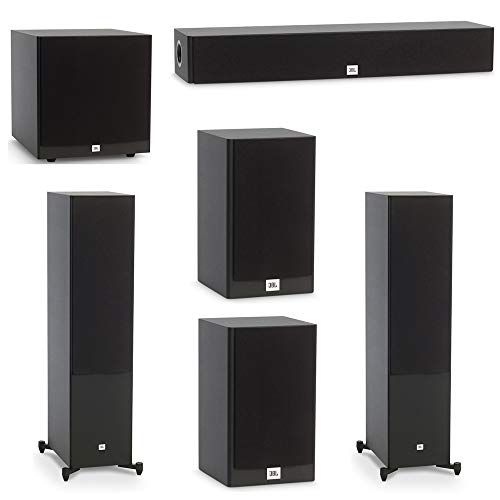JBL 5.1 System with 2 JBL Stage A190 Floorstanding Speakers, 1 JBL