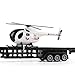 RC Truck 1:15 Scale Radio Remote Control Transporter Big Rig Semi Truck Super Duty Mighty Tractor Trailer with Lights & Sounds, Battery Operated RC Full Cargo Carrier, Great Gift for Kids