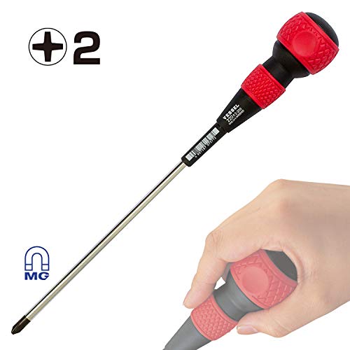 Vesselã€€No.220ã€€Ball-Grip Screwdriverã€€(JIS) (+2)x200 300mm Long - //medicalbooks.filipinodoctors.org