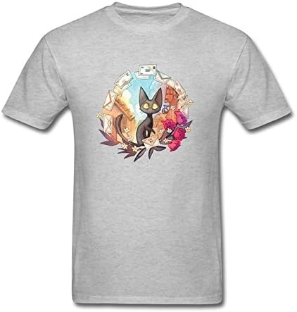 Feixia Men's Kiki's Delivery Service Jiji DIY Cotton Short Sleeve T Shirt