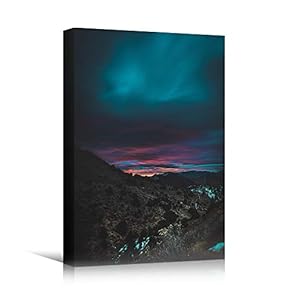 signwin Canvas Wall Art Dramatic Sunset Bedroom Contemporary...
