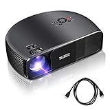 Projector, TAINIDI Video Projector 3600Lux, Full HD Projector with Big Screen, Home Theater Projector Support 1080P 2HDMI 2USB VGA AV Headphone Jack, Compatible Laptop DVD PS4 Amazon Fire TV Stick