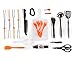 Camping Cooking Utensil Organizer Travel Set: 20 Piece Portable Camp Kitchen Utensil Travel Kitthumb 2