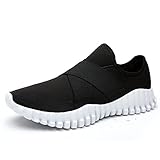 Aleader Women's Flex Comfort Slip On Walking Shoes Lightweight Fashion Sport Sneakers