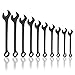 Neiko 03129A Jumbo Combination Wrench Set, 10 Piece | Black Oxide Finish | SAE (1-5/16" - 2") primary