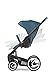 Mutsy Igo Lite Stroller, Black/Aqua