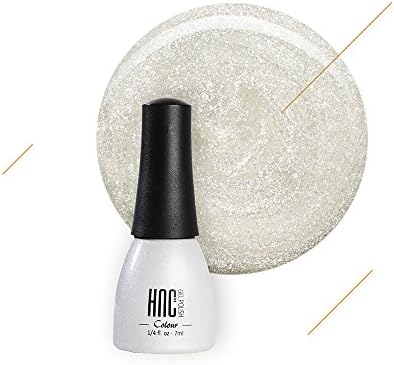 NadiaGel HNC Non-Toxic Soak Off UV LED Gel Nail Polish Favorite - Transparent Glitter Color